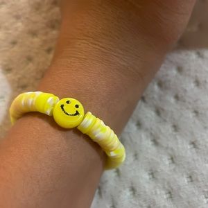 Clay bead bracelet